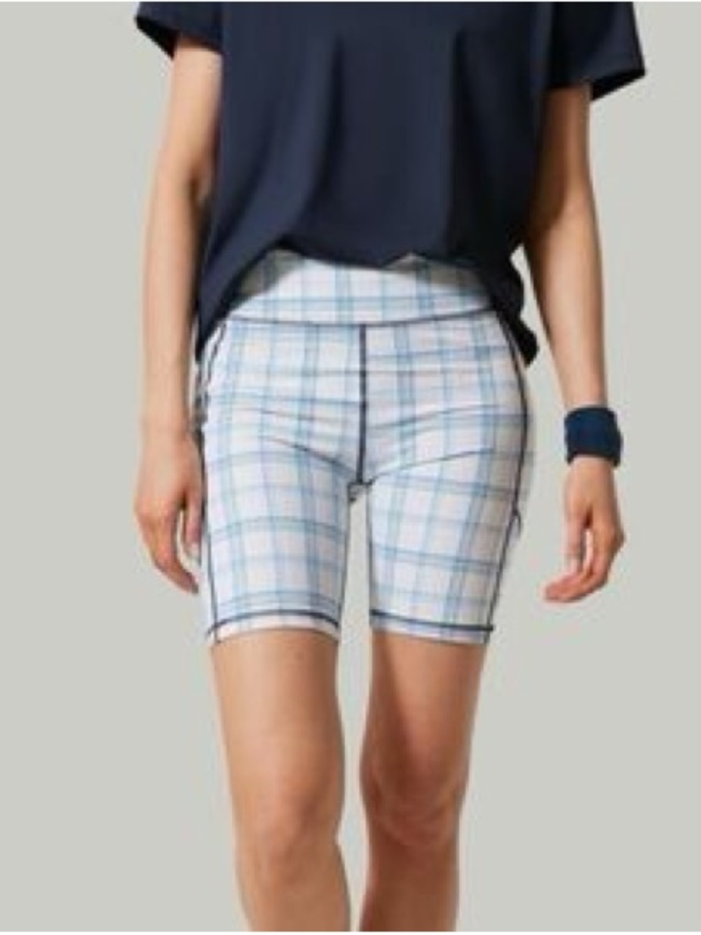 TUCKERNUCK | 7 inch ava bike shorts in provincial plaid